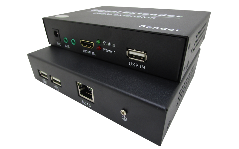HDF-130HU(HDMI+USB鍵鼠+Audio/遠(yuǎn)程開關(guān)機/RS485延長130米)
